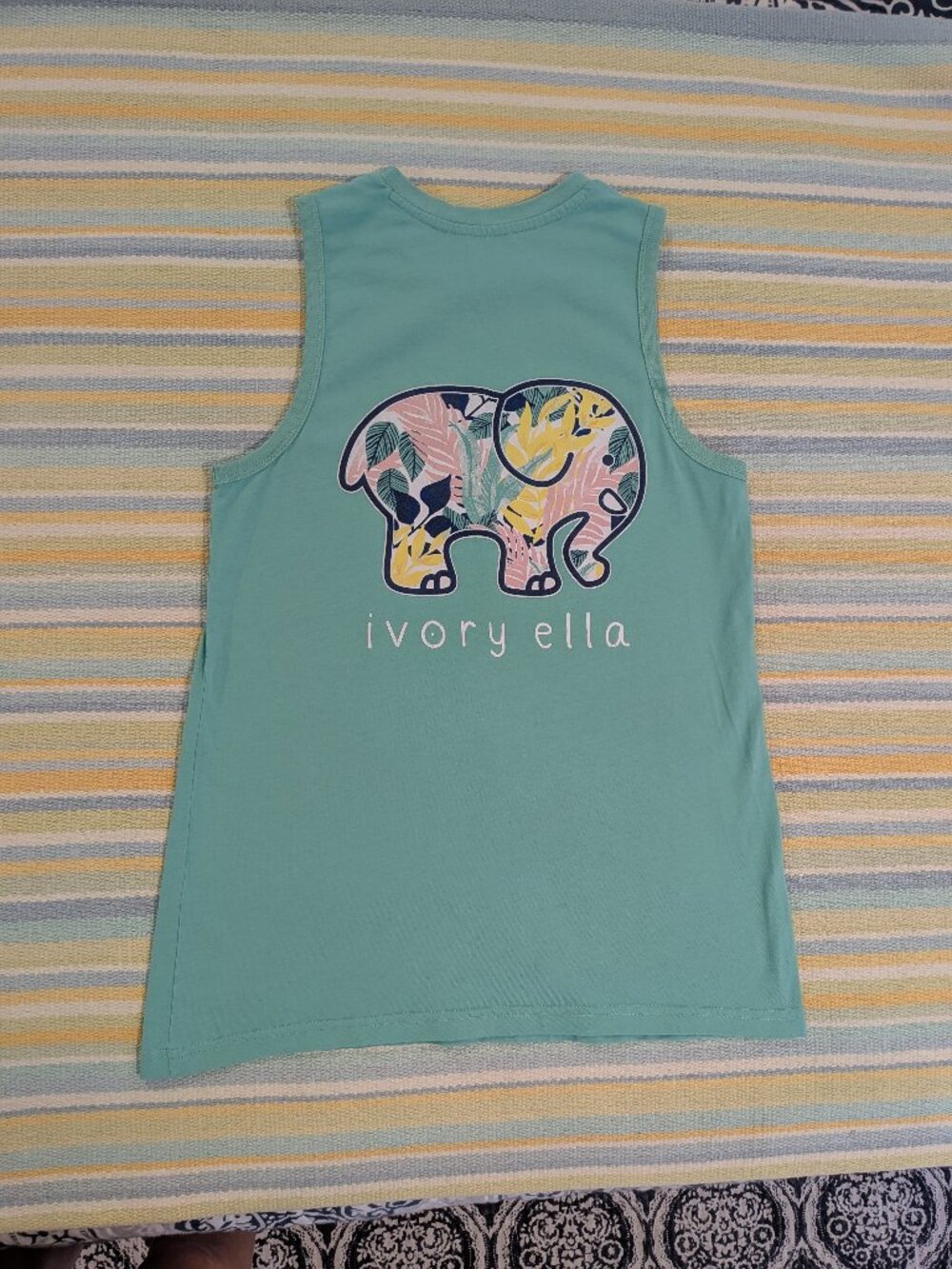 Ivory Ella turquoise tank top XS